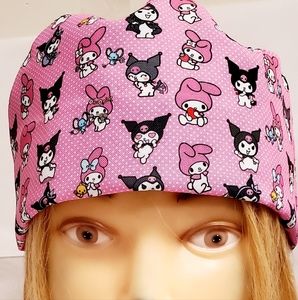 MY MELODY AND KUROMI MEDICAL NURSING SCRUB CAP